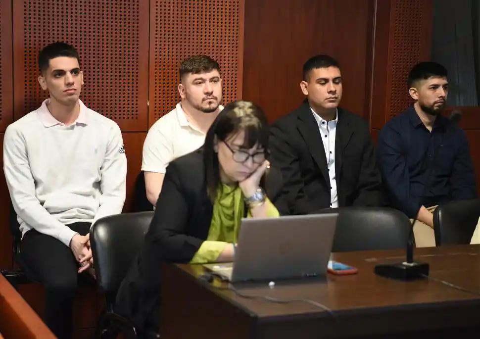 IMPUTADOS. De izquierda a derecha: Yamil Salis, José Miguel Escudero, Ramón Manrique y Rolando Morán. 