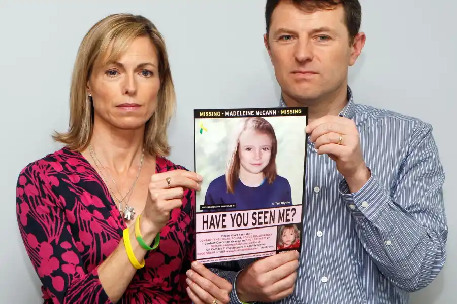 La mamá y el papá de Madeleine McCann