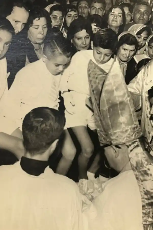 1960. La misa crismal del 14 de abril, presidida también por Aramburu.