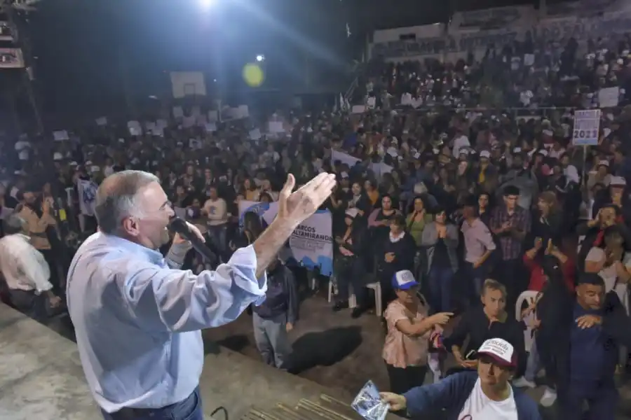 EN ALDERETES. Acto de campaña de Osvaldo Jaldo. Prensa Legislatura