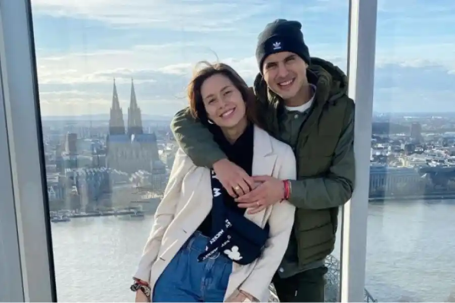 Yésica Frias y Exequiel Palacios. Fuente: (Instagram).