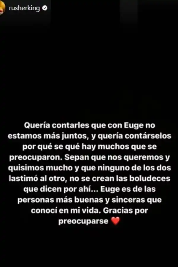 Posteo de Rusherking