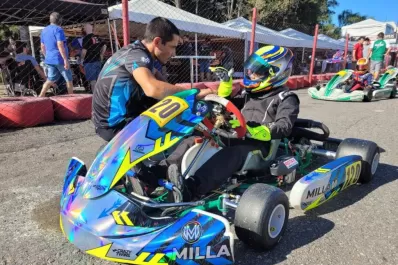 Karting de pista: buen cierre para los Daz