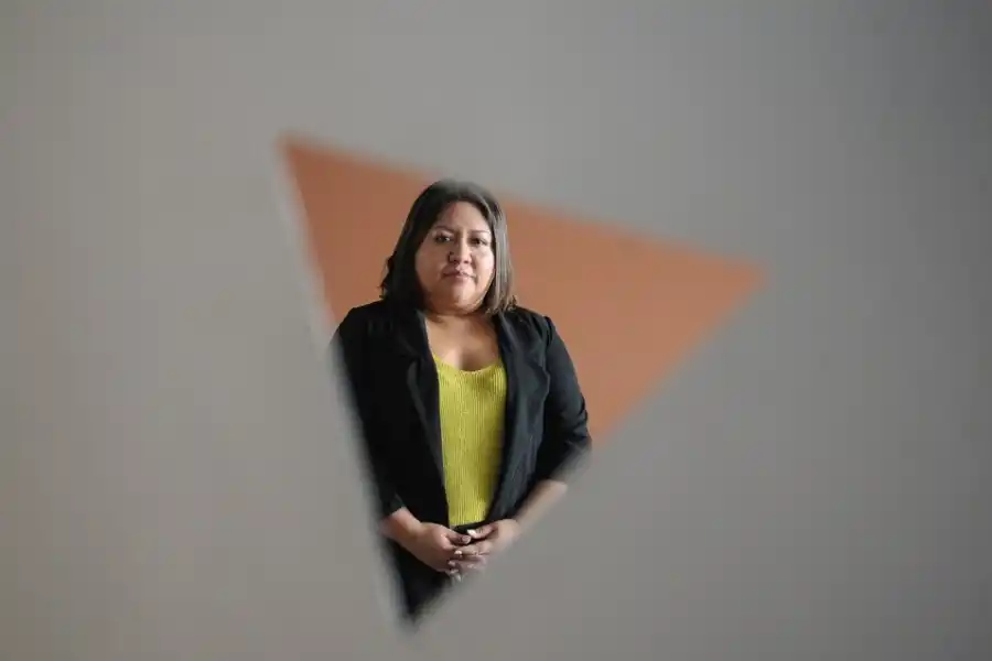 Daniela Lepin Cabrera, coordinadora latinoamericana de WikiLeaks, una de las principales activistas por la libertad de Assange