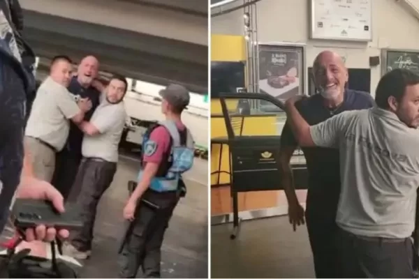 Video: una tensa discusión entre Gustavo Sofovich y Fabio Cuggini terminó a los golpes