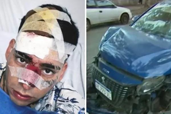 El cantante Kaleb Di Masi tuvo un gravísimo accidente automovilístico: “Estoy vivo de milagro”