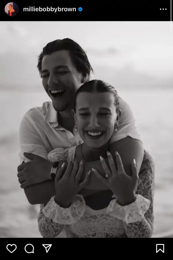 El posteo de Milly Bobby Brown.