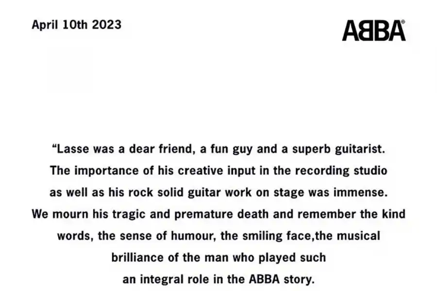 Comunicado de la banda