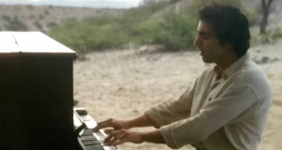 ACTIVISTA Y ARTISTA. “El piano mudo”, de Jorge Zuhair Jury, evoca la figura del tucumano Miguel Ángel Estrella como artista y activista social. CAPTURA DE VIDEO
