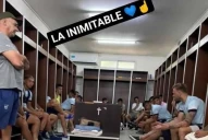 Difunden una foto del líder de la barra brava de Atlético Tucumán en el vestuario