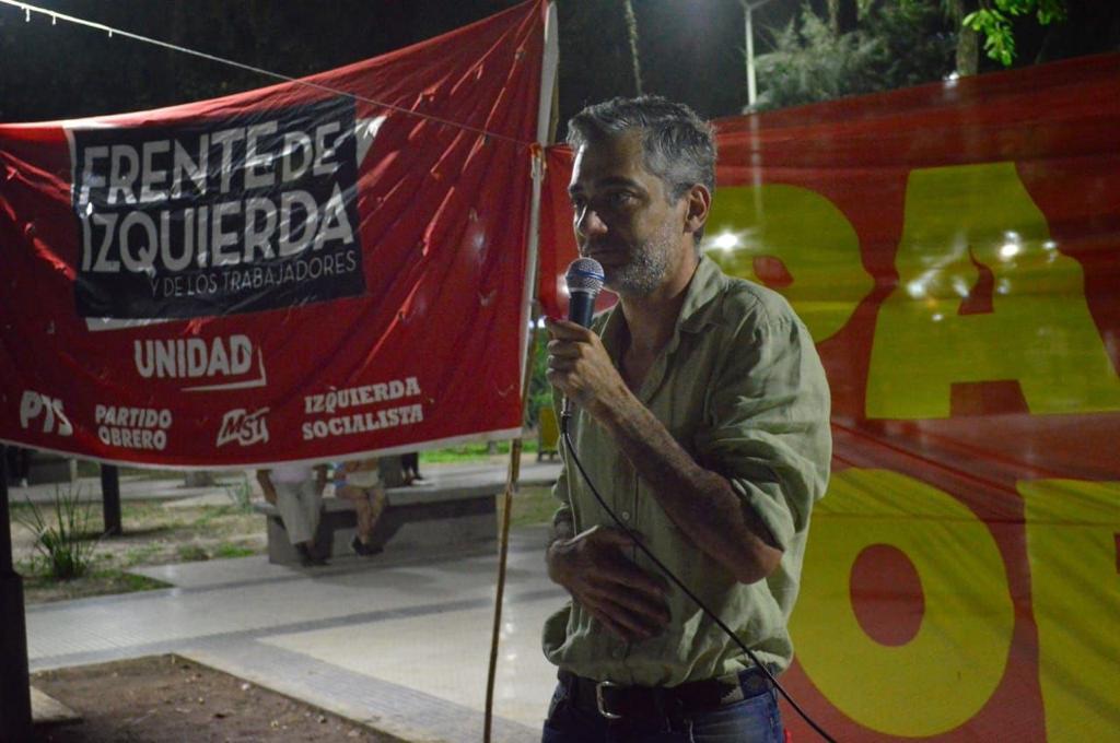 MARTÍN CORREA. El candidato a gobernador del Partido Obrero en el FITU.