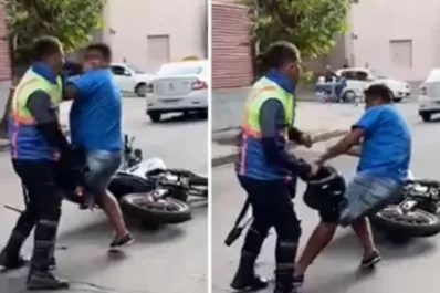 El agente de tránsito que agredió a un taxista quedó imputado por abuso de autoridad