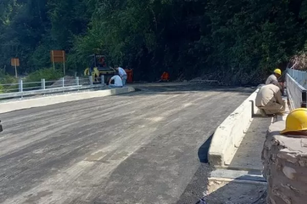Aunque falta pavimentar, se habilitaría el paso en El Rulo