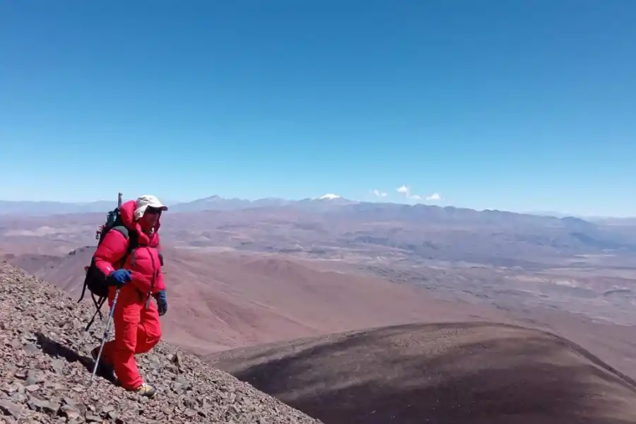 Tucumanos llegaron a lo más alto del Nevado de Acay, una de las montañas sagradas de Salta