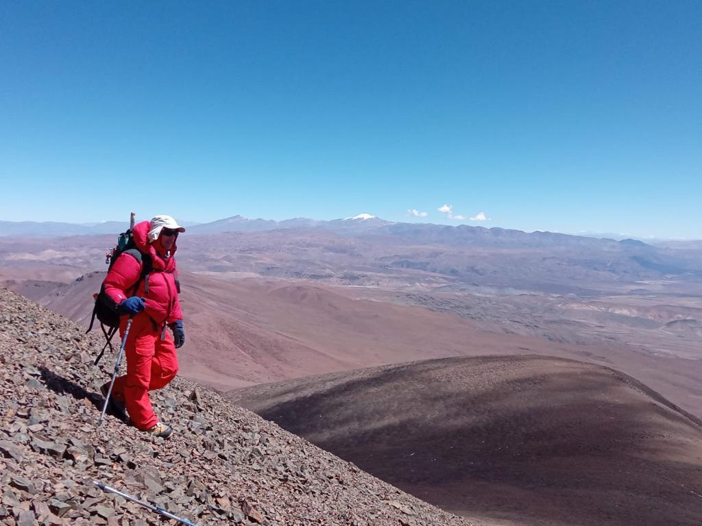 Tucumanos llegaron a lo más alto del Nevado de Acay, una de las montañas sagradas de Salta