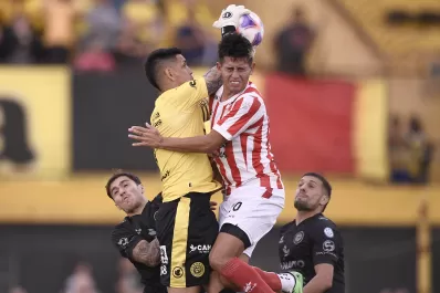 San Martín: casi se van a las trompadas