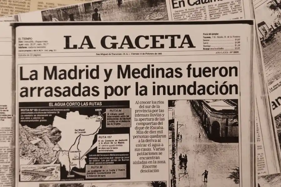 UN PUNTO SIN RETORNO. Desde el 92 a la fecha la furia del agua azotó en más de ocho ocasiones a los pueblos del sudeste.