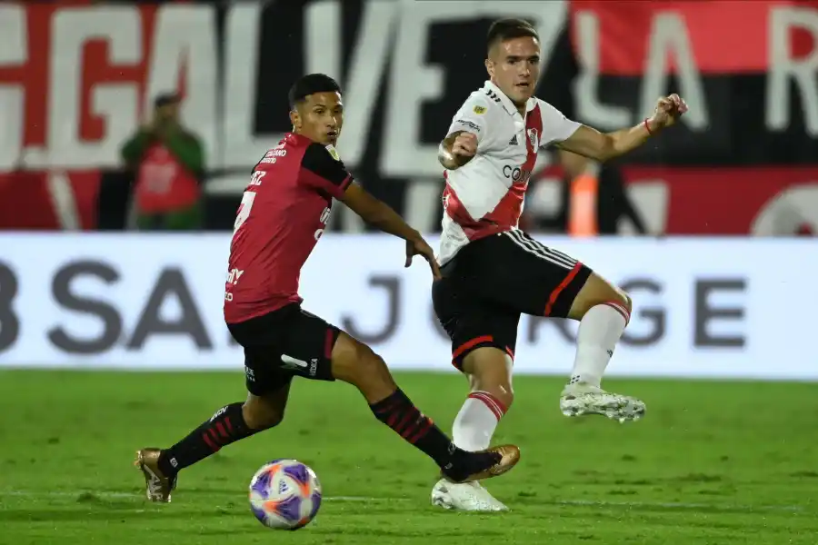 Newell's - River. FOTO TOMADA DE TWITTER @RiverPlate