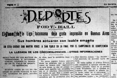 San Martín, el primero en festejar en el Monumental