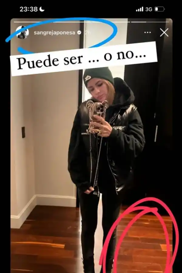 Posteo de la China Suárez en Instagram.