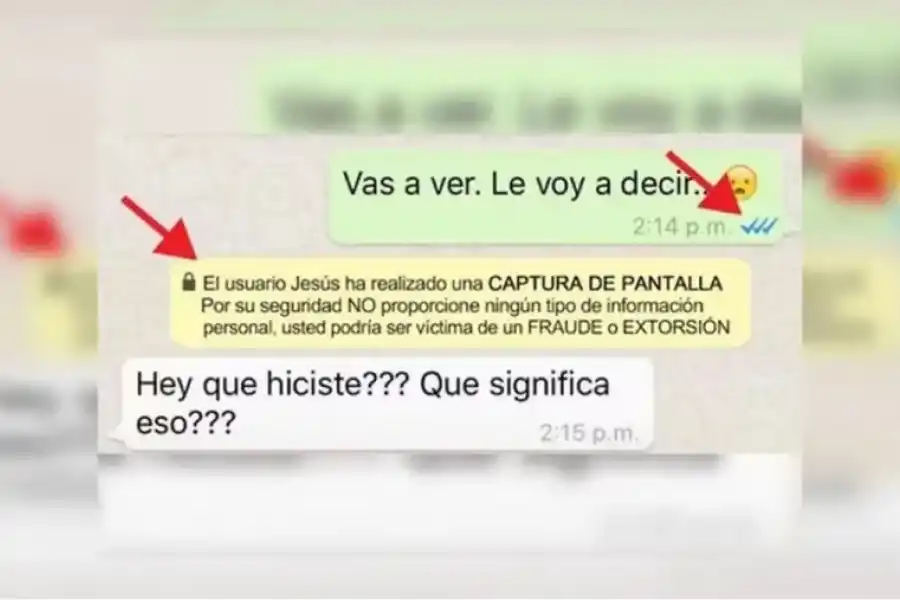 De esta manera notificaría WhatsApp a sus usuarios cuando alguien haya realizado una captura de pantalla.