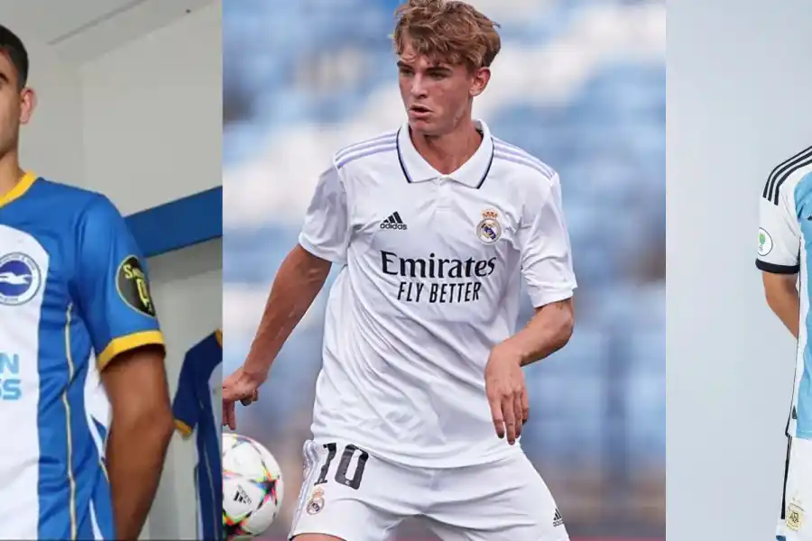 Facundo Buonanotte, Nicolás Paz y Máximo Perrone.