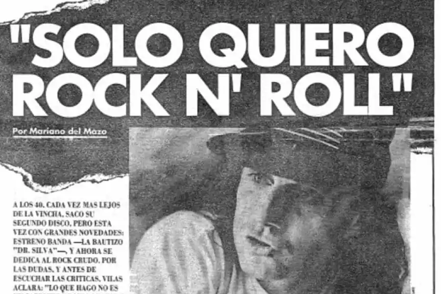Guillermo Vilas músico: la época de rock del tenista