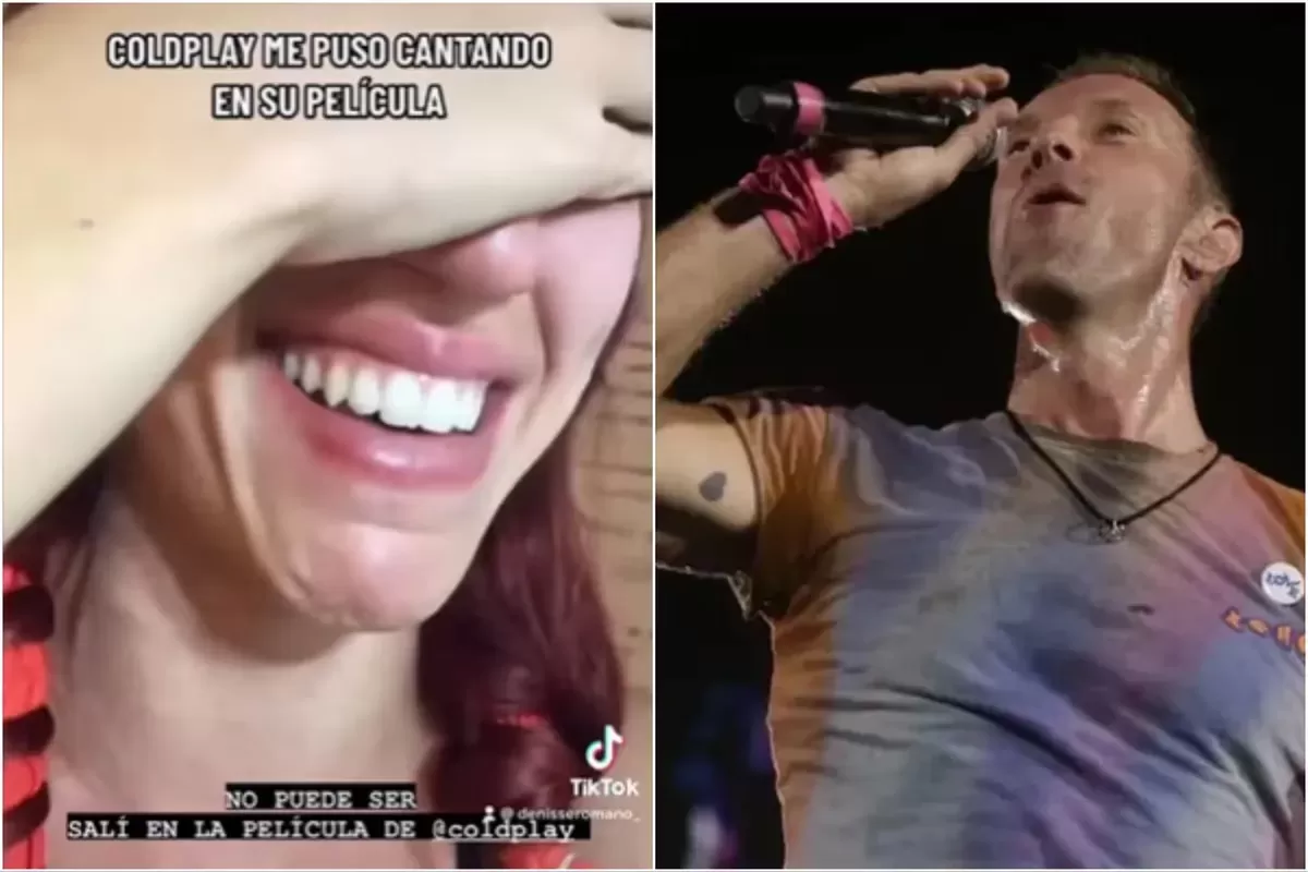 Denisse Romero se emocionó al enterarse que era parte de la película de Coldplay.