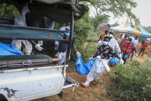 Horror en Kenia:  varios miembros de una secta religiosa fueron hallados muertos
