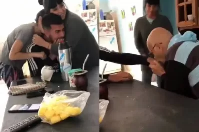 Pura emoción: un jugador de Temperley le contó a su abuelo que jugará de titular y su reacción se hizo viral