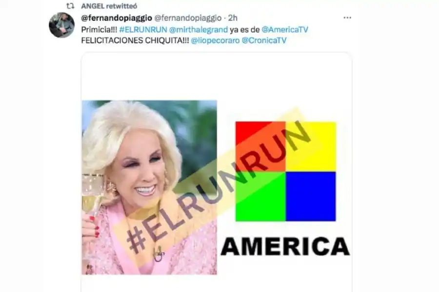 Mirtha Legrand vuelve a la TV y cambia de canal