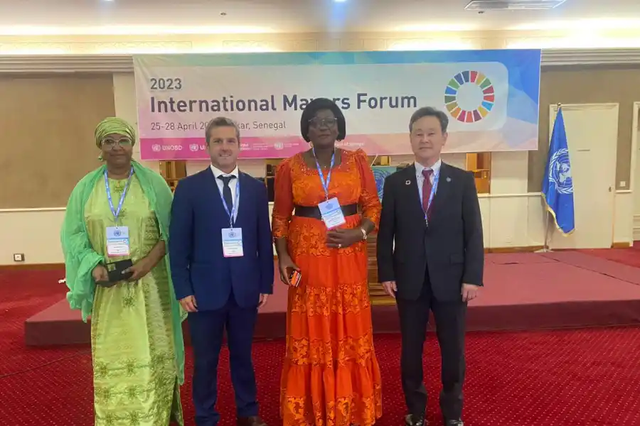 EN EL FORO DE ALCALDES. Mariano Campero viajó como intendente de Yerba Buena.