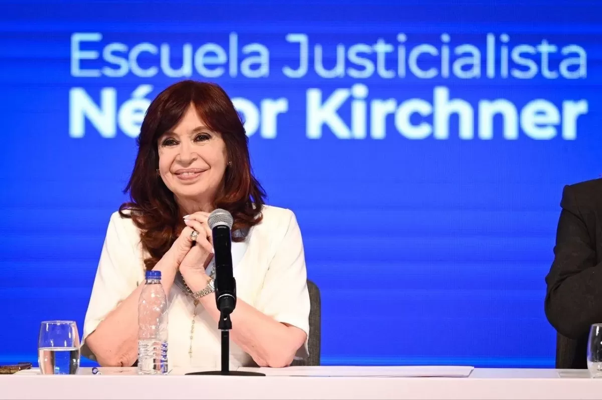 Cristina Fernández de Kirchner, vicepresidenta de la Nación. 