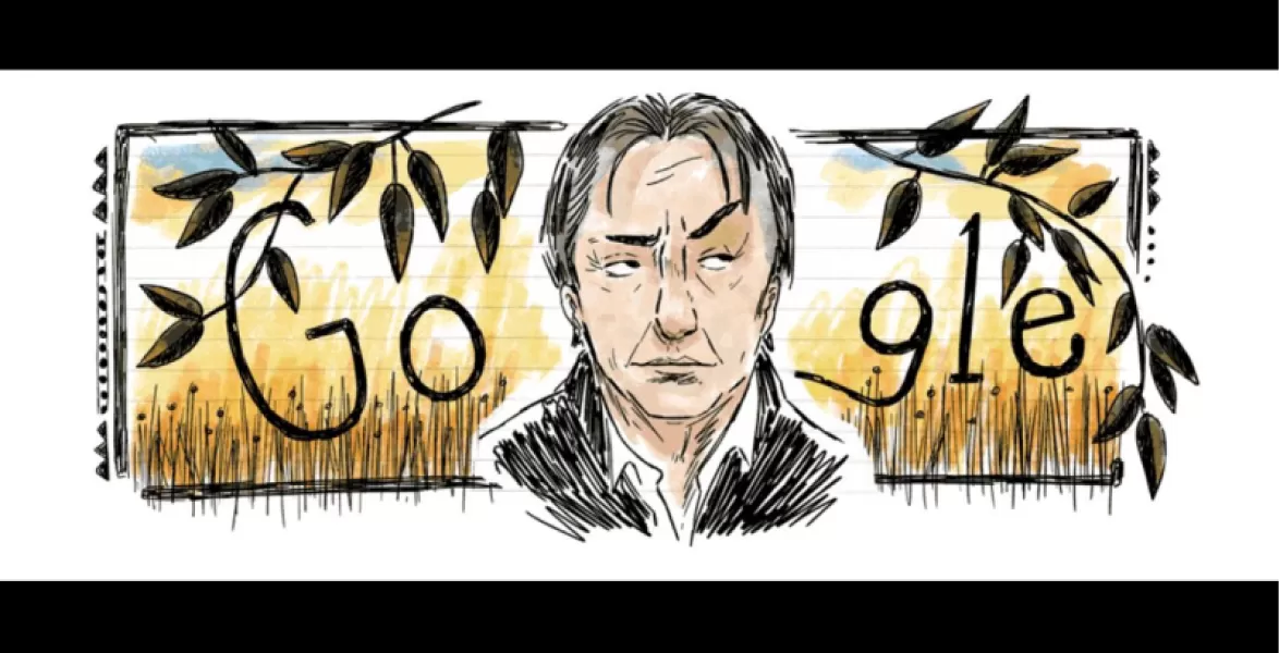 El doodle con el que Google rindió homenaje a Alan Rickman