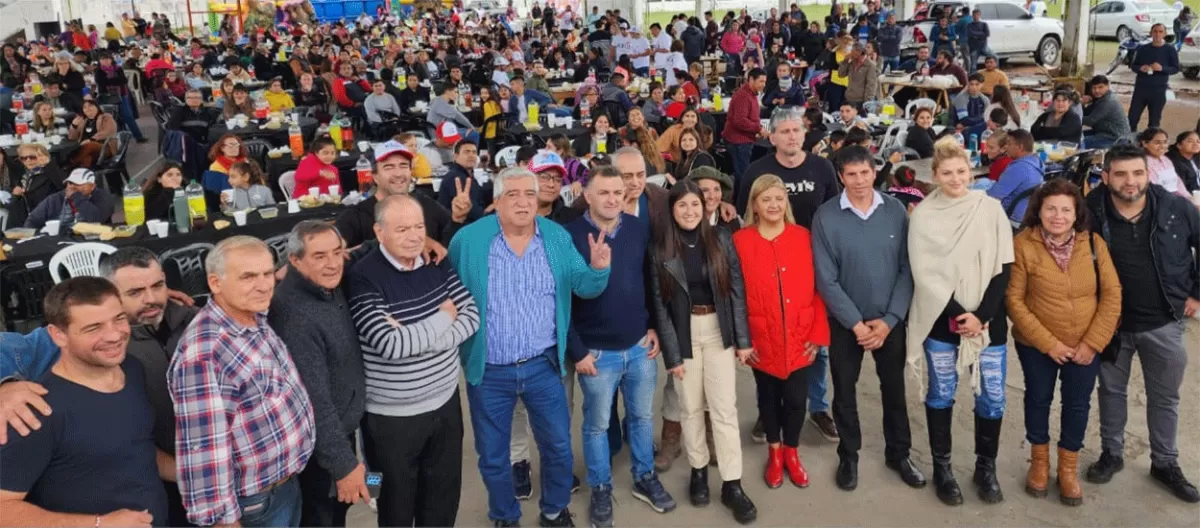 Locro del jaldismo en Concepción para apuntalar la candidatura de Raúl Albarracín