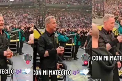 El cantante de Metallica y su afición por el mate que enloqueció a los argentinos
