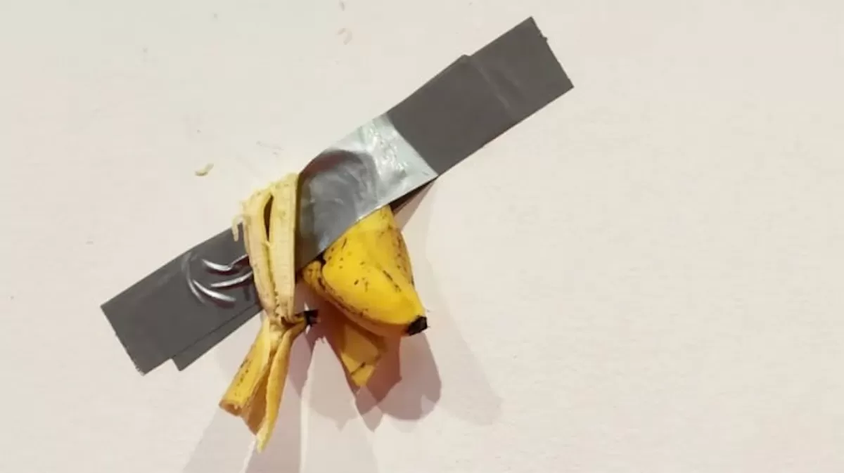 Un estudiante se comió una banana pero era una obra de arte valuada U$S 120.000: “No había desayunado”