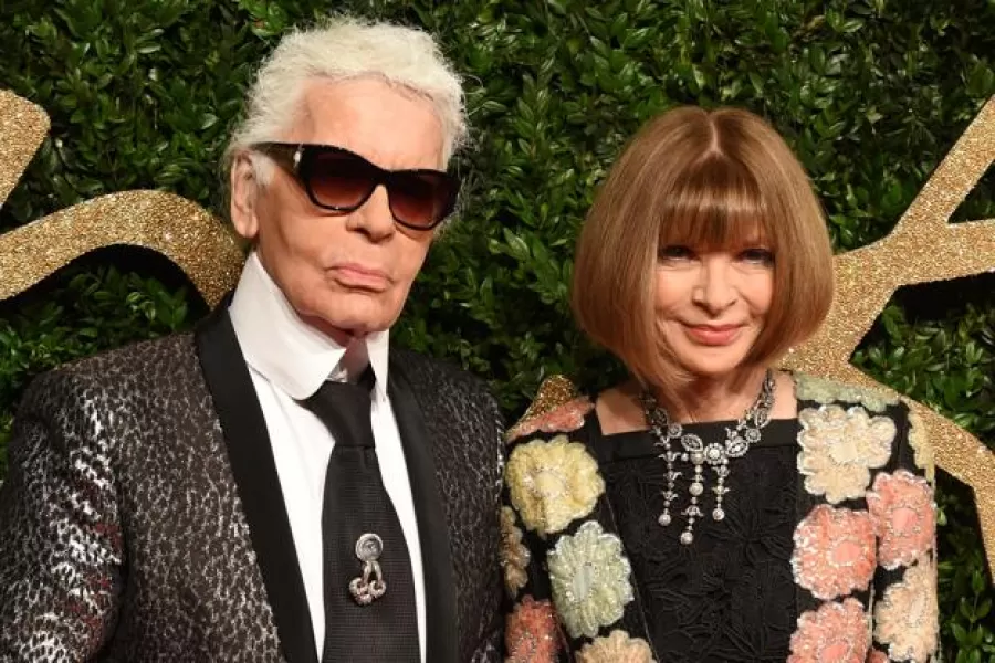 Karl Lagarfeld y Anna Wintour: las figuras más icónicas del mundo de la moda