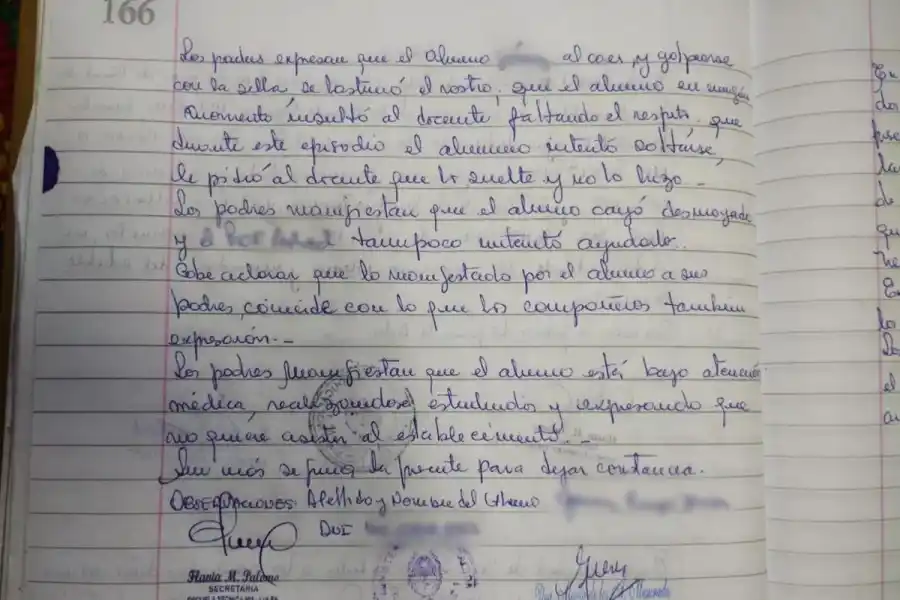 Lules: el profesor acusado de ahorcar a un alumno dio su versión del incidente