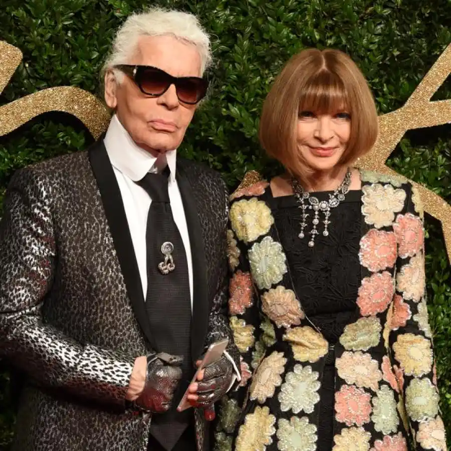 Karl Lagarfeld y Anna Wintour: las figuras más icónicas del mundo de la moda