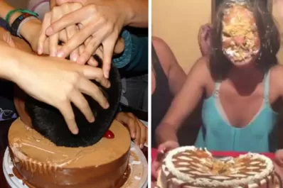 De la broma a la tragedia: una mujer casi pierde uno de sus ojos por el tradicional “tortazo” en su fiesta de cumpleaños