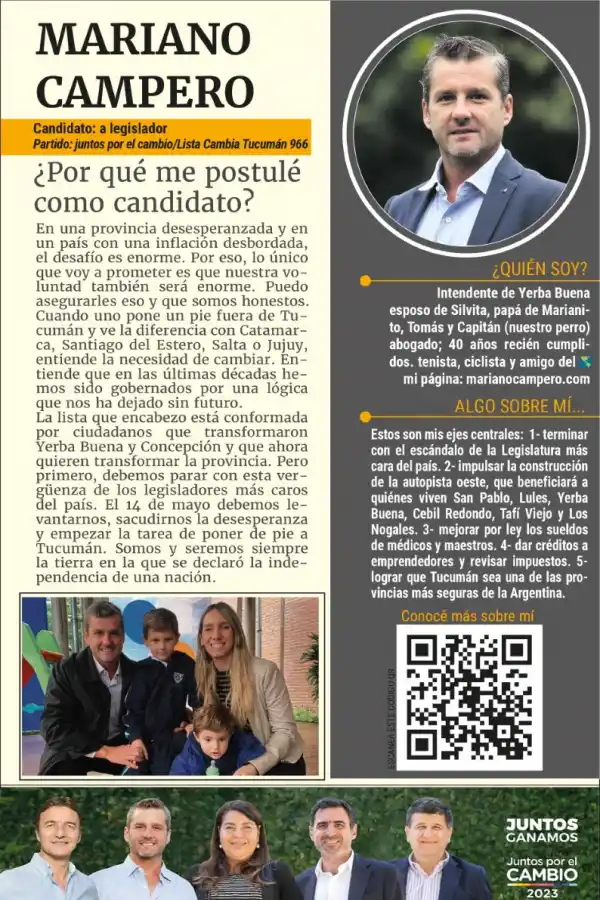 Candidatos en campaña: Mariano Campero