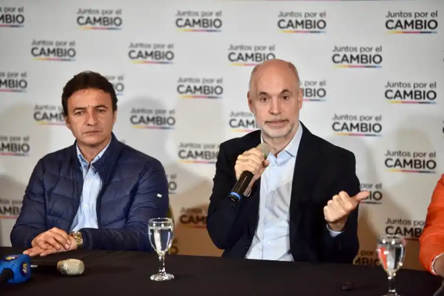 Roberto Sánchez y Horacio Rodríguez Larreta. LA GACETA / INÉS QUINTEROS