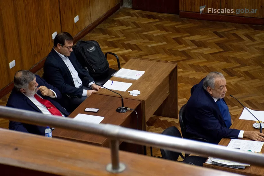 Los acusados Alberto Rocchia Ferro y José Ramón Coronel. Foto: Fiscalía Federal de Santiago del Estero