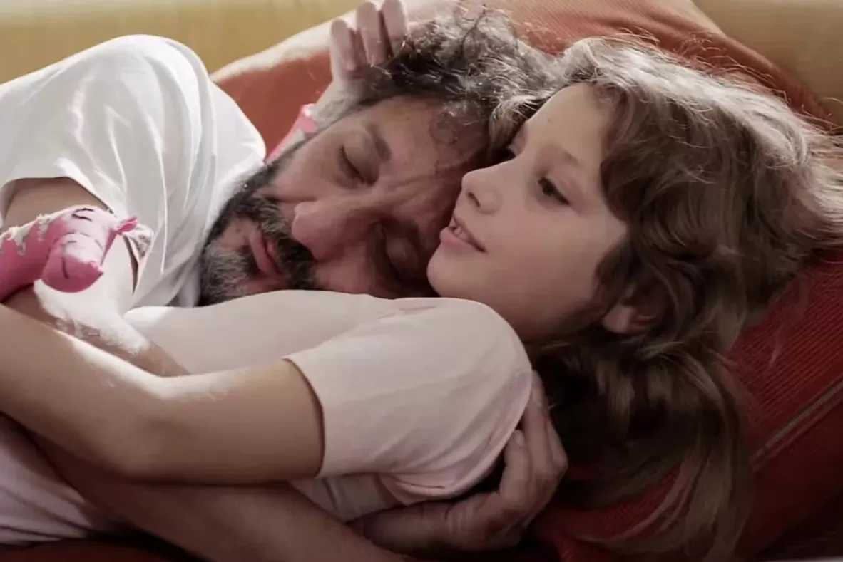 Fito Páez junto a su hija Margarita