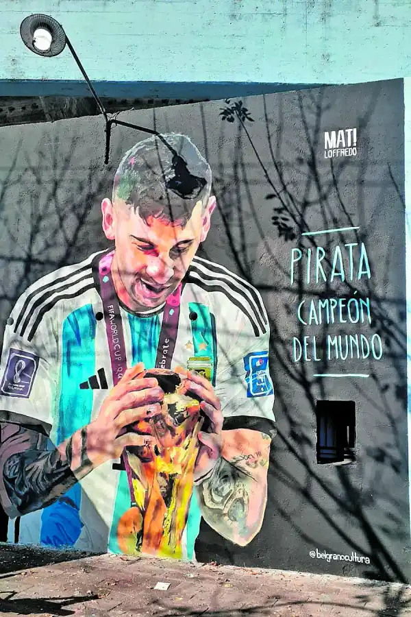 Arte, color, barrio y fútbol