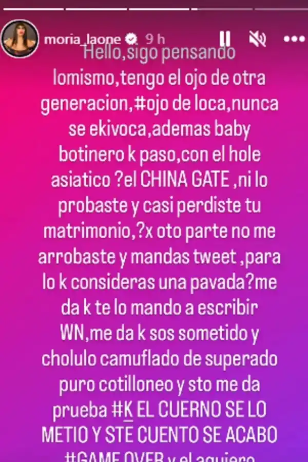 Dura respuesta de Mauro Icardi a Moria Casán: Lo que pienses de mí me lo paso bien por las pelotas