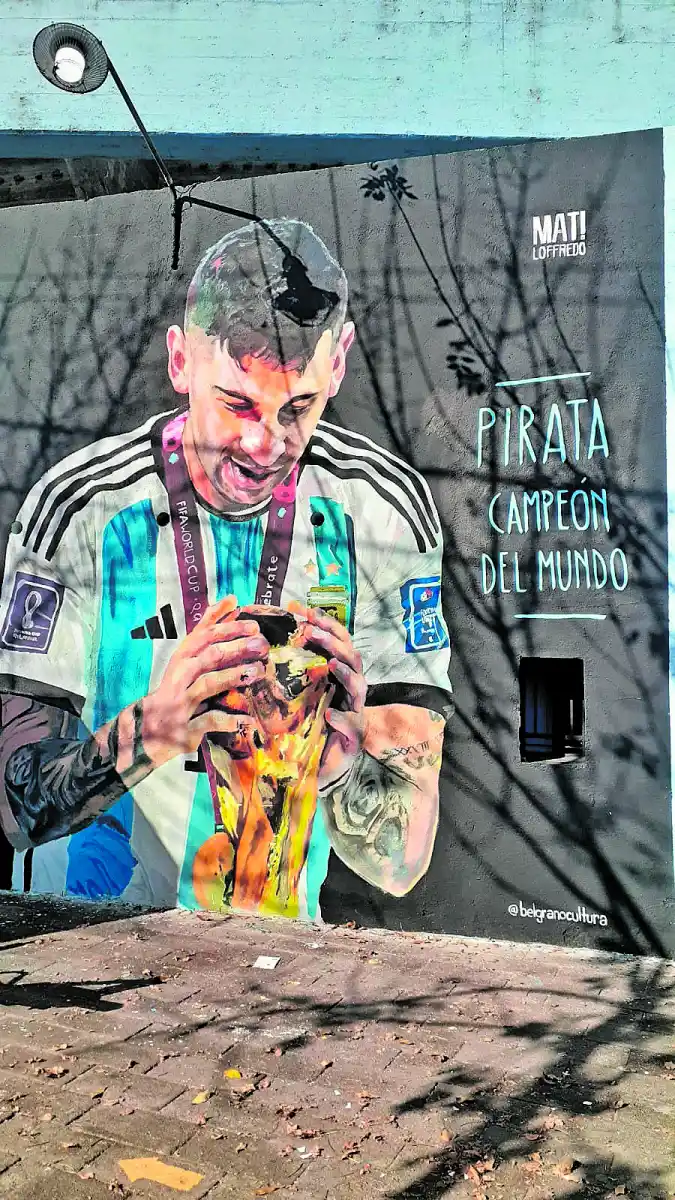 Arte, color, barrio y fútbol