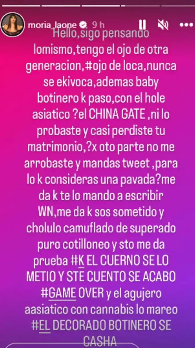 Dura respuesta de Mauro Icardi a Moria Casán: Lo que pienses de mí me lo paso bien por las pelotas