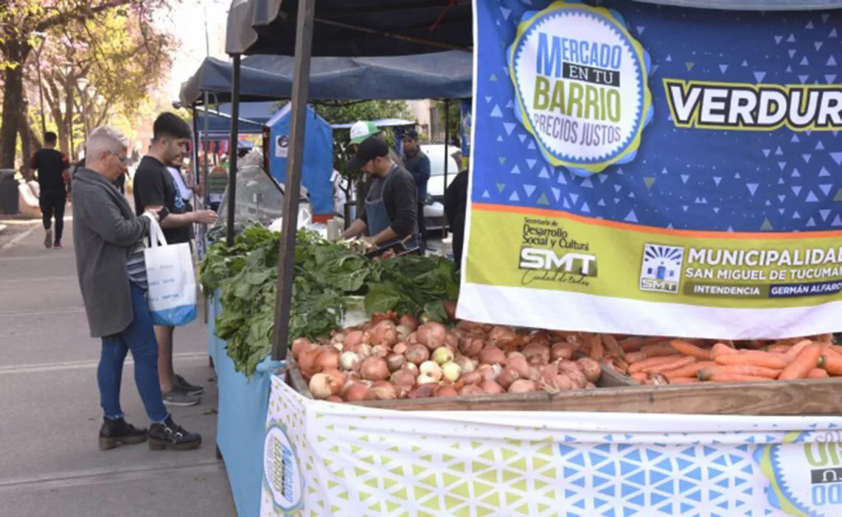El Mercado en tu Barrio: dónde estarán los puestos esta semana